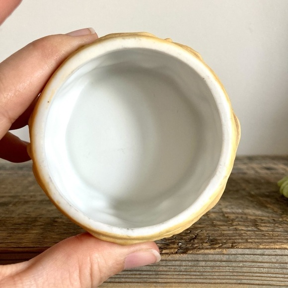 Robin on nest ceramic trinket box - Picture 6 of 7